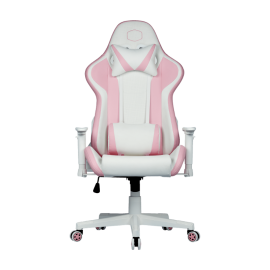 COOLER MASTER CALIBER R1S GAMING CHAIR, ROSE WHITE, PREMIUM COMFORT&STYLE, BREATHABLE LETH CMI-GCR1S-PKW