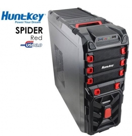Huntkey Spider Red Gaming Case (no Psu) Cashunspiderred-1