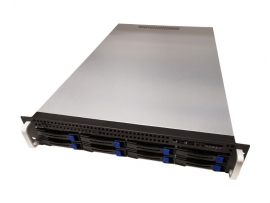TGC Rack Mountable Server Chassis 2U 680mm TGC-2808, 8x 3.5" Hot-Swap Bays, 2x 2.5" Fixed Bays, up to E-ATX Motherboard, 7x LP PCIe, 2U PSU Required
