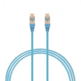 4M Cat 6A Rj45 S/Ftp Thin Lszh 30 Awg Network Cable. Blue