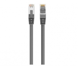 8WARE CAT8-R-3GRYCAT8 Cable 3m - Grey Colour RJ45 Ethernet Network LAN UTP Patch Cord Snagless