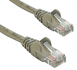 8ware CAT5e Cable 1m - Grey Color Premium RJ45 Ethernet Network LAN Utp Patch Cord 26AWG Cu Jacket KO820U-1GRY