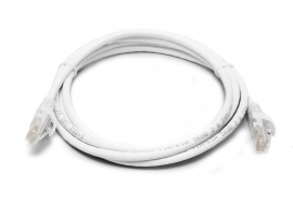 8Ware CAT6A Cable 1m - White Color RJ45 Ethernet Network LAN Utp Patch Cord Snagless PL6A-1WH