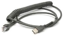 Motorola Cable - Shielded USB: Series A Connector, 9ft. (2.8m), Coiled Cba-U32-C09Zar