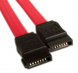 Astrotek Serial Ata Sata 2 Data Cable 50cm 7 Pins To 7 Pins Straight 26AWG Red ~Cb8W-Fc-5031 Cb8W-Fc-5075 AT-SATA-180D