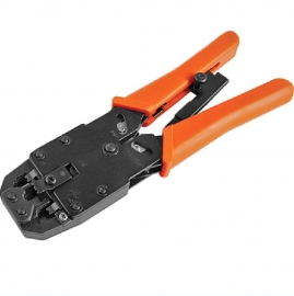 Astrotek 8 Pins Rj-45 6 Pins Rj-12 4 Pins Rj-11 Crimper Cut Strip Crimping Tool Kit With Ratchet