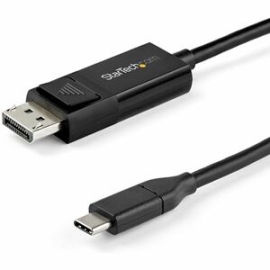 StarTech.com 6ft (2m) USB C To DisplayPort 1.4 Cable 8K 60Hz/4K - Reversible DP To USB-C Or USB-C To DP Video Adapter Cable Hbr3/Hdr/Dsc - Reversible USB C To DisplayPort 1.4 Cable (USB-C DP Alt Mode Laptop To Monitor) Or DP 1.4 To USB-C Display Cable -