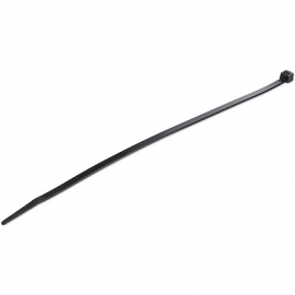 Startech 25cm(10in) Cable Ties - 4mm(1/8in) wide 68mm(2-5/8in) Bundle Diameter 22kg(50lb) Tensile Strength CBMZT10B