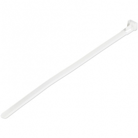 Startech 20cm(8in) Reusable Cable Ties - 7mm(1/4in) wide 50mm(1-7/8in) Bundle Dia. 22kg(50lb) CBMZTRB8