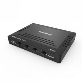 Simplecom CM340 Mechanical 4 Way HDMI Switch Box 4 Port 4K UHD HDCP (CM340)