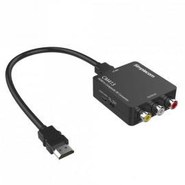 Simplecom CM413 HDMI to Composite AV CVBS 3RCA Video Converter 1080p Downscaling (CM413)