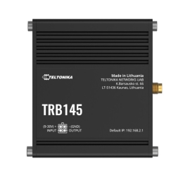 Teltonika TRB145 Industrial Rugged Lte RS485 Gateway, 4G/Lte (Cat 1), Equipped With RS485, Compatible With Industrial DNP3, Psu Included TRB145106000