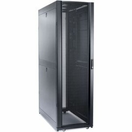 NetShelter Sx 48U 600mm Wide X 1200mm Deep Enclosure With Sides Black AR3307
