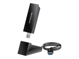 NETGEAR NIGHTHAWK AXE3000 USB WIRELESS ADAPTER, USB 3.0, 1YR A8000-100PAS