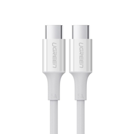 Ugreen 60552 Usb-c 2.0 To Type-C Male To Male Data Cable 5A 2M White ACBUGN60552