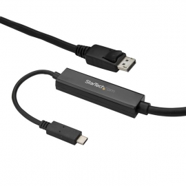 Startech Usb C To Displayport Cable - 3m - Black - 4k 60hz - Thunderbolt 3 Compatible - Usb C Cable CDP2DPMM3MB