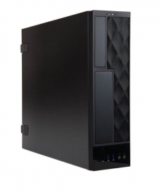 IN WIN Sff Slim-Tower Case: Ce052 - Black - 300W 80Plus Gold Psu Included1X 5.25" Bay 1X 3.5" Bay 1X 2.5" Bay 1X 90Mm Fan 2X Usb 3.0 2X Usb 2.0 Supports: Matx/Mini-Itx Ce052-Black-300W