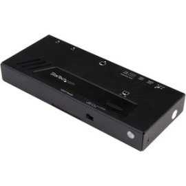 StarTech.com Audio/Video Switchbox - Cable - Taa Compliant - 3840 × 2160 - 4K - 2 Input Device - 1 Display - Display, Blu-ray Disc Player, Dvd Player, Gaming Console, Projector - 2 X HDMI In - 1 X HDMI Out VS221HD4KA