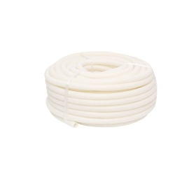 4C | 25mm Corrugated Conduit Medium Duty White 25 Meter/roll 040.040.0438