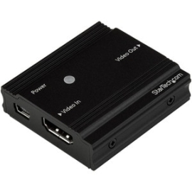 StarTech.com Signal Repeater - Taa Compliant - 3840 × 2160 - 35 M Maximum Operating Distance - 1 X HDMI In - 1 X HDMI Out - USB HDBOOST4K