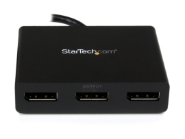Startech.Com DP To DP Multi Monitor Splitter - 3 Port Mst Hub 3YR MSTDP123DP