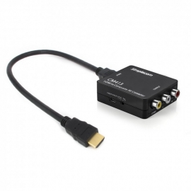 Simplecom Cm413 Hdmi To Composite Av Cvbs 3rca Video Converter 1080p Downscaling Cm413