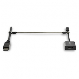 Startech 20-Pack Security Cable Tethers for Adapters & Dongles - Universal Cable Adapter Tether - Tether Cables - Adjustable Length Anti-Theft Cable Tether Lock Kit - Steel Connlockpk20