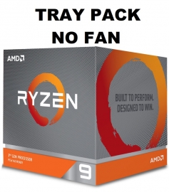 (Single Pack) AMD Ryzen 9 3900X, 12 Core AM4 CPU, 3.8GHz 4MB 105W TRAY CPU + FAN IE MPK KIT (AMDCPU) (TRAY-P) (100-100000023MPK)