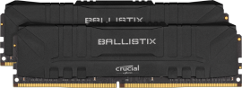 Crucial BALLISTIX 16GB (8GBx2 KIT) DDR4 MEMORY, 3600MHz, CL16, LIFE WTY, (BLACK) BL2K8G36C16U4B