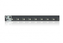 Aten Desktop Kvm Switch 8 Port Single Display Hdmi W/ Audio, 2x Custom Kvm Cables Included, Cascadable Up To 512 Computers Via 3 Levels, Multi Display CS1798-AT-U