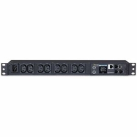 CyberPower Monitored Epdu PDU31004 CyberPower Monitored Epdu 1RU Horizontal 12Amp Input-SNMP Network Connection-8x Iec-320 C13 Out -Iec-320 C14 In -2 Yrs Wty PDU31004