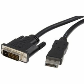 StarTech.com 10ft (3m) DisplayPort To Dvi Cable, DisplayPort To Dvi-D Adapter/Converter Cable, 1080p Video, DP 1.2 To Dvi Monitor Cable - Cable For Video Device, Monitor, Hdtv, Workstation - First End: 1 X 20-pin DisplayPort 1.2 Digital Audio/Video - Mal