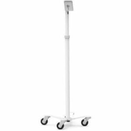 Medical Rolling Cart - Vesa Compatible White - White MCRSTDW