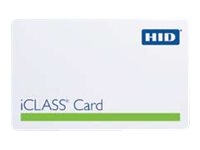HID S9637PE ICLASS ISO CARD 2K/2 GLOSS NO SLOT PROGRAMMED BY HID MOQ=100