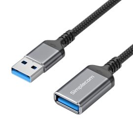 Simplecom CAU320 USB 3.0 Extension Cable Usb-a Male To Usb-a Female Nylon Braided 2.0M CAU320