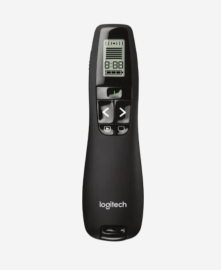 Logitech R800 Wireless Presentation Remote,LCD DSIPLAY,2.4GHZ USB RECEIVER,BLACK,30M Range 910-001358