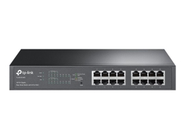 Tp-Link 16-Port Easy Smart Gigabit Switch, POE+(8), 150W, Metal Case, 5YR TL-SG1016PE