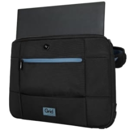 Targus Grid TBS655GL Carrying Case (Slipcase) For 39.6 Cm (15.6") Notebook - Black - Impact Resistant, Drop Resistant, Wind Resistant, Rain Resistant, Vibration Resistant, Dust Resistant, Shock Absorbing Corner, Weather Resistant - Shoulder Strap - 302.9