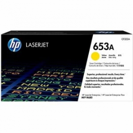 HP 653A Yellow Original LaserJet Toner Cartridge CF322A