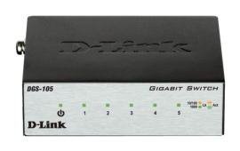 D-Link 5-Port Unmanaged Desktop Switch DGS-105