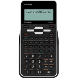 Sharp WriteView ELW532TH Scientific Calculator - 396 Functions - LCD Display - 4 Line(s) - Lcd, Dot Matrix - Battery Powered - 1 X Aaa - 166 Mm Height X 80 Mm Width X 15 Mm Depth - Silver, Black ELW532THBWH