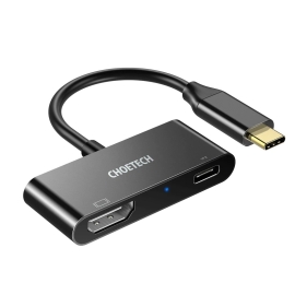 Choetech Hub-M03 Usb-c To Hdmi Adapter(4K@60hz) With 60W Pd Charging Port ELECHOHUBM03