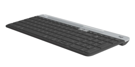 Logitech K580 Keyboard - Wireless Connectivity - USB Interface - Graphite - Bluetooth - 10 m - 2.40 GHz - 920-009210