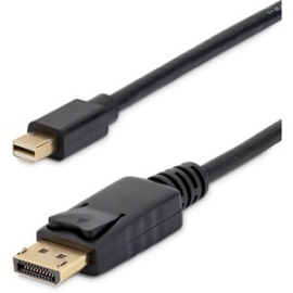 StarTech.com 3ft (1m) Mini DisplayPort To DisplayPort 1.2 Cable, 4K X 2K MDP To DisplayPort Adapter Cable, Mini DP To DP Cable For Monitor - 3ft/91cm Mini-DP To DisplayPort V1.2 Cable; 4Kx2K(3840x2400 60Hz)/21.6 Gbps Bandwidth/HBR2/8Ch Audio/MST - Durabl