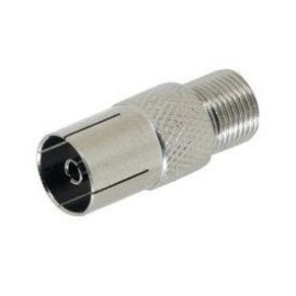 Tv Antenna Cable Adapter -F Type Female To Pal Female Adaptor / Straight 008.008.0034