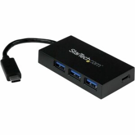 StarTech.com USB C Hub â€" 4 Port USB-C To USB-A (3x) And USB-C (1x) â€" Bus Powered USB Hub â€" USB Type C Hub â€" Port Expander - 4 Total USB Port(s) - 4 USB 3.1 Port(s) HB30C3A1CFB