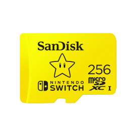 SanDisk 256GB Nintendo-Licensed MicroSD Card For Nintendo Switch Sdsqxao-256G-Gn3Zn FFCSAN256GTFSQXAO100