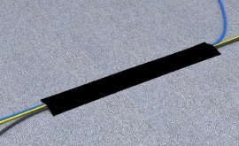 Cable Cover For Carpet 900mm Black 013.012.1041