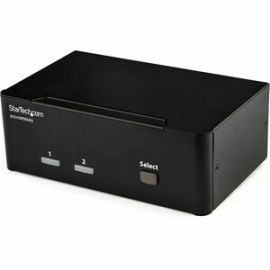 2-Port DisplayPort Kvm Switch - Dual-Monitor - 4K 60 - With Audio & USB Peripheral Support - DP 1.2 - USB Hub (SV231DPDDUA2) SV231DPDDUA2