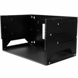 StarTech.com 2-Post 4U Open Frame Wall Mount Network Rack With Built-in Shelf And Adjustable Depth, Computer Rack For It Equipment, Taa~ - 2-Post 4U Wall-mount Server Rack; 12-18" (30-45cm) Mounting Depth - Network Rack With Tapped Rails To Mount It Equi